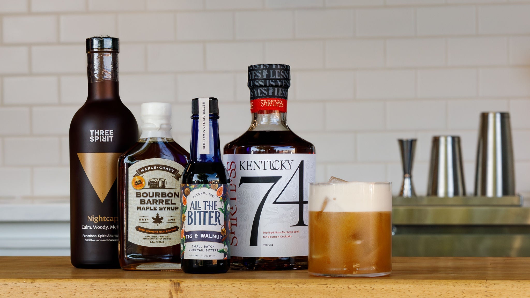 Maple Whiskey Sour Recipe | Non-Alcoholic – All The Bitter