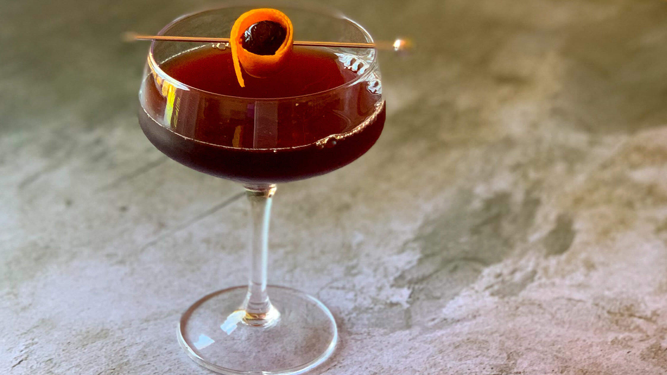 Cherry Balsamic Manhattan (Non-Alcoholic)
