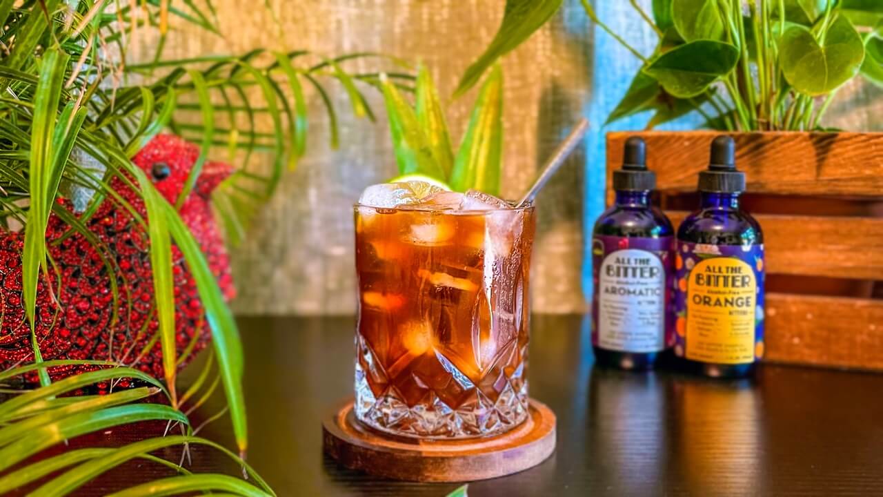 non alcoholic jungle bird cocktail
