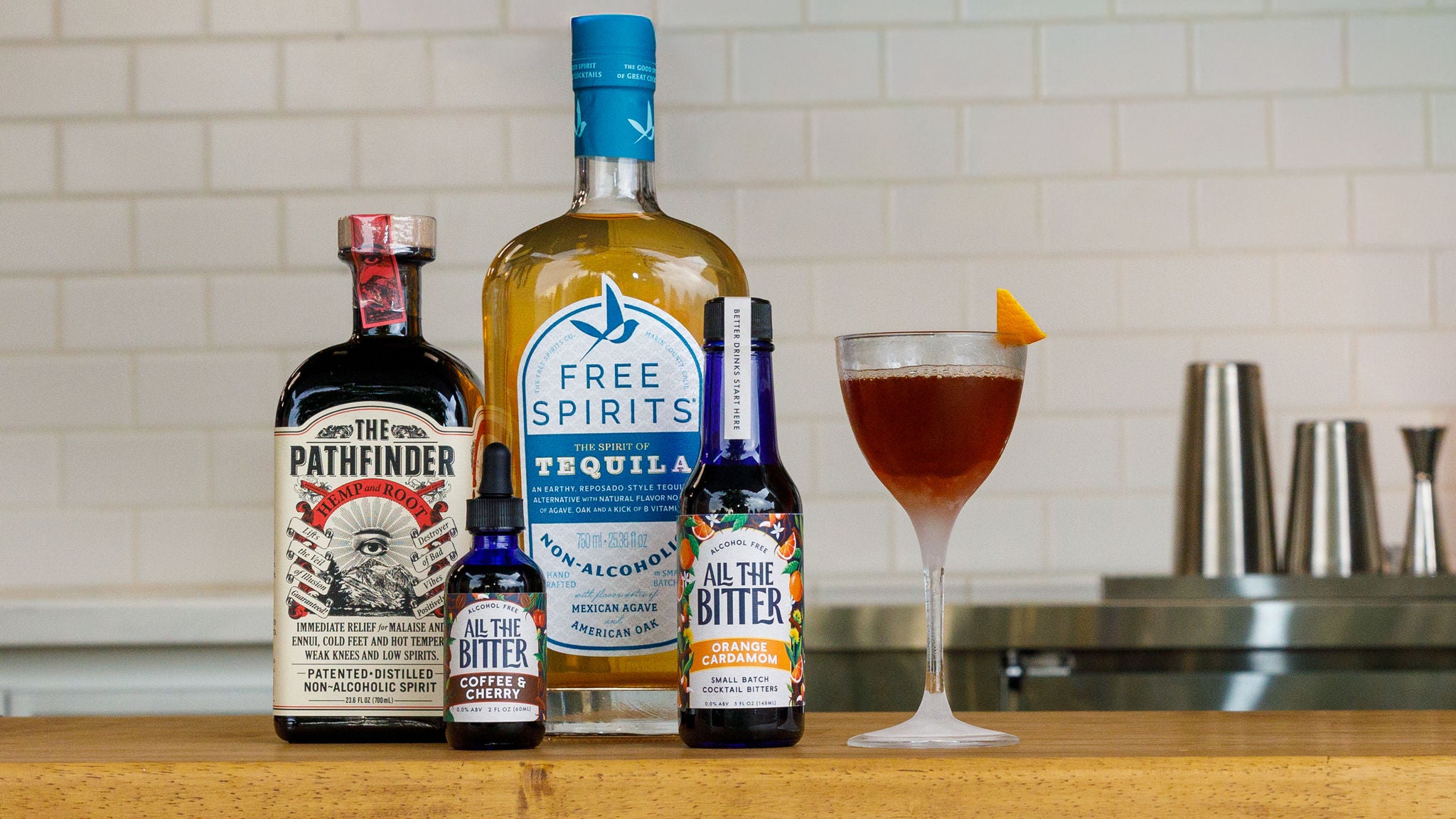 non alcoholic tequila manhattan mocktail recipe