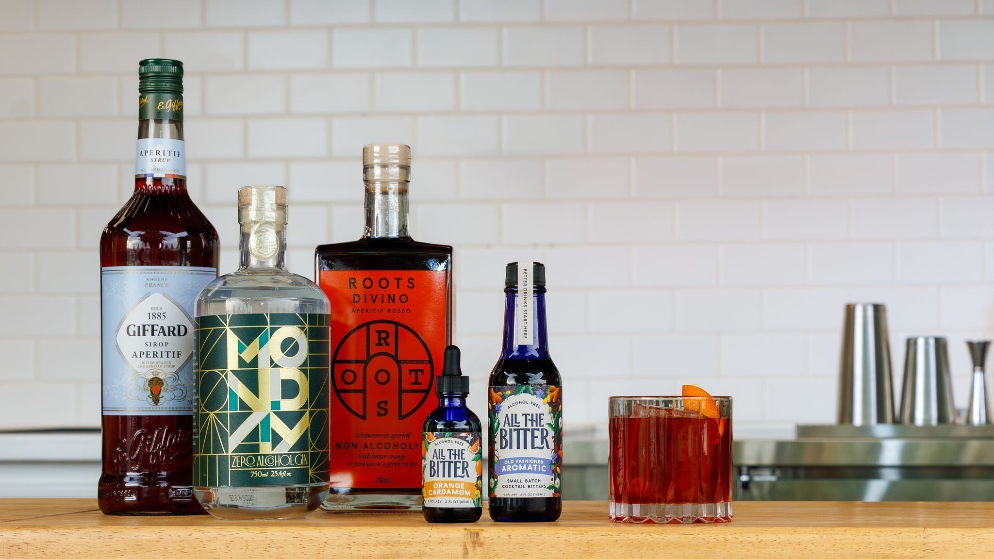 non-alcoholic negroni recipe mocktail low-alcohol zero proof