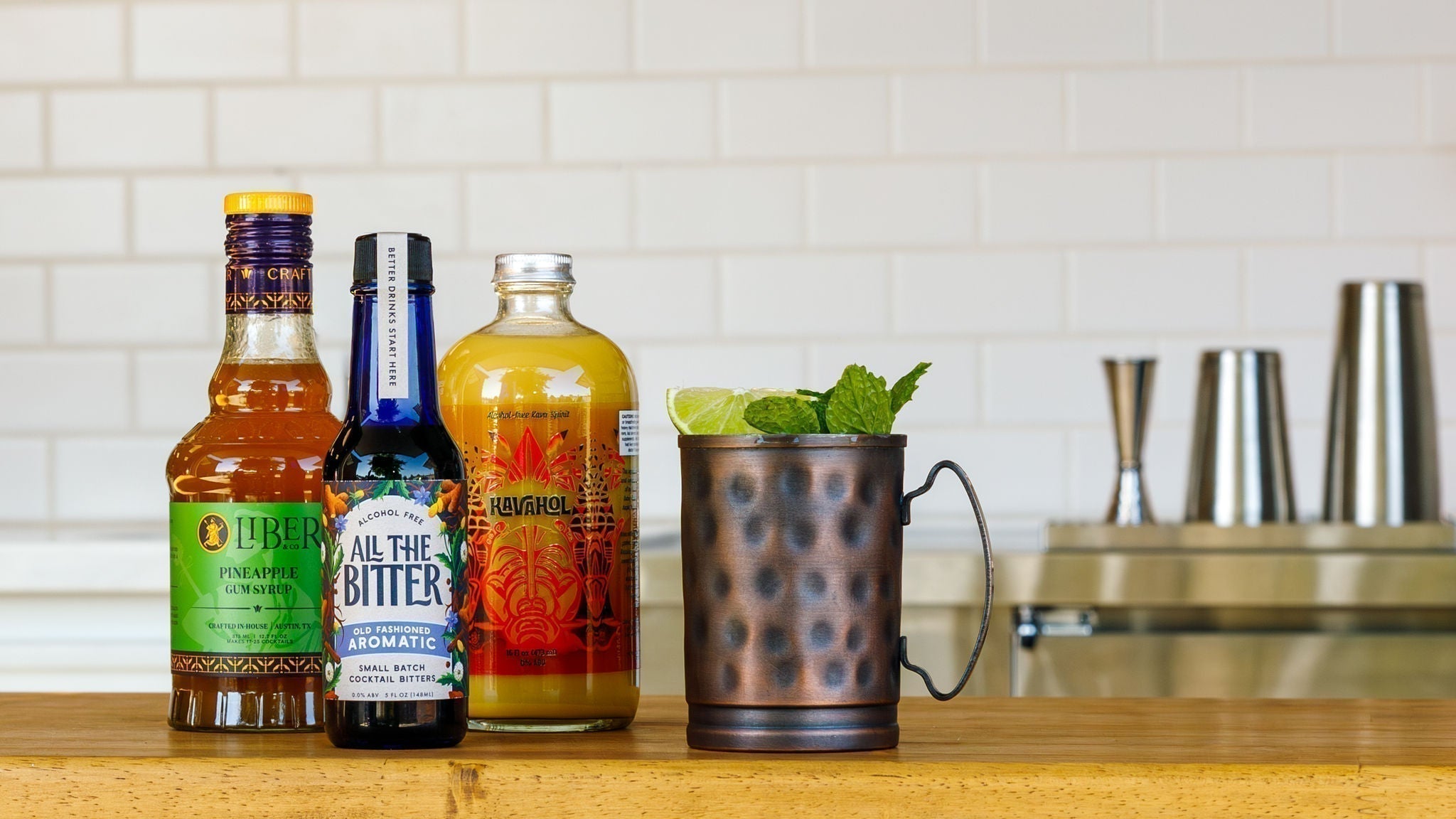 kava drink non alcoholic moscow mule mocktail