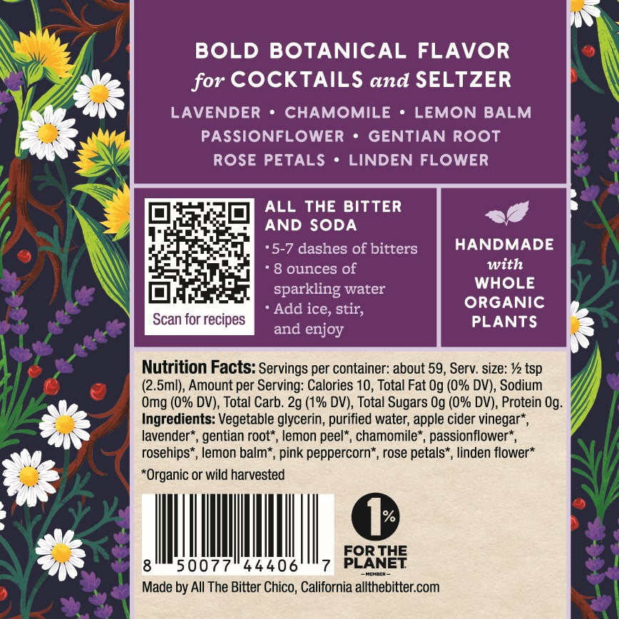 Lavender Chamomile Bitters 5oz