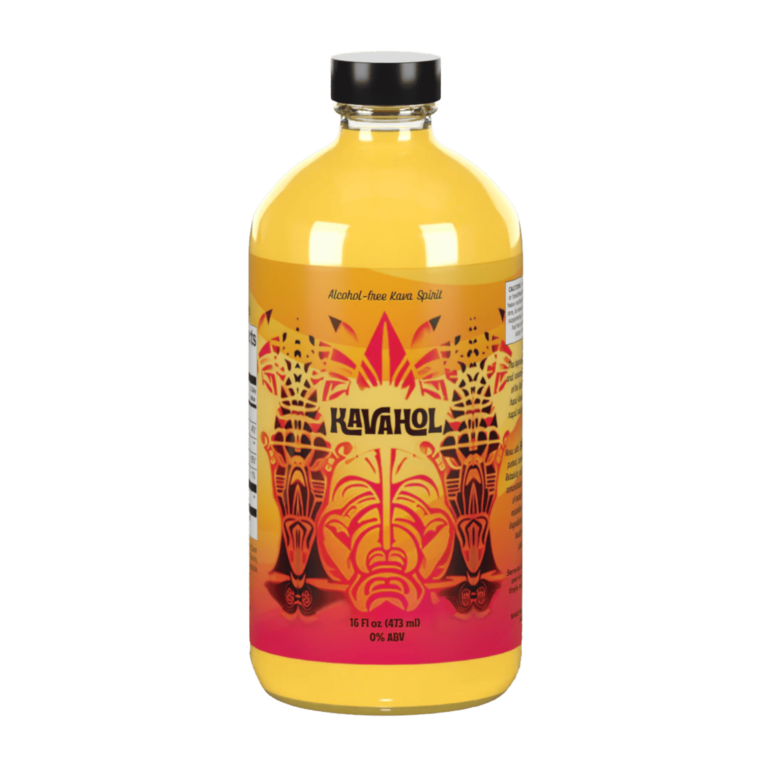 bottle of kavahol non alcoholic kava drink